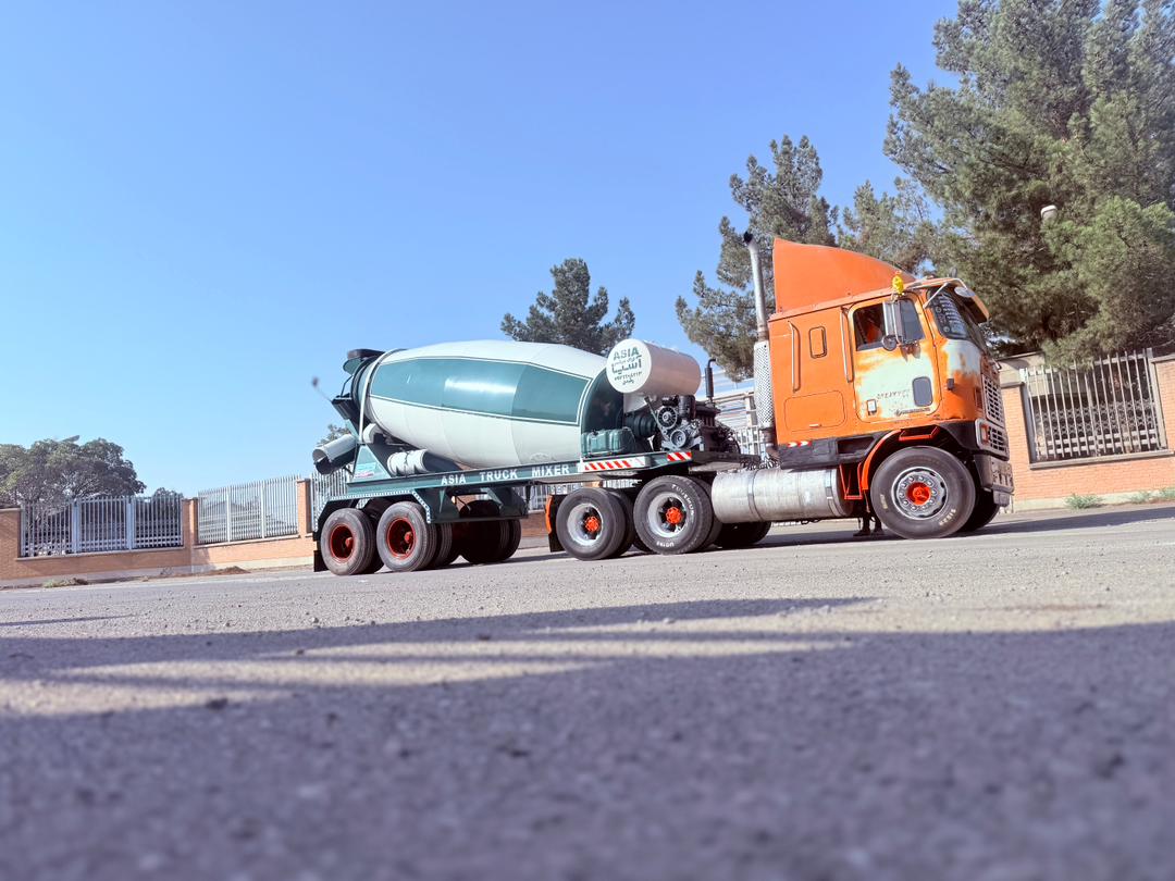 تراک میکسر 9 متری ابعاد و مشخصات